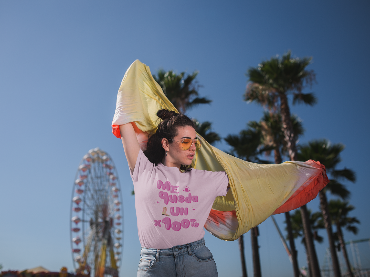 Me Queda Un x100to T-shirt - Unisex Pink