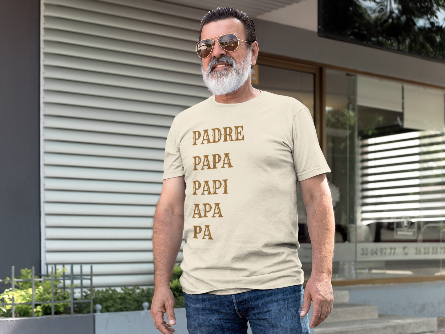 Padre T-shirt (Natural/Cream)